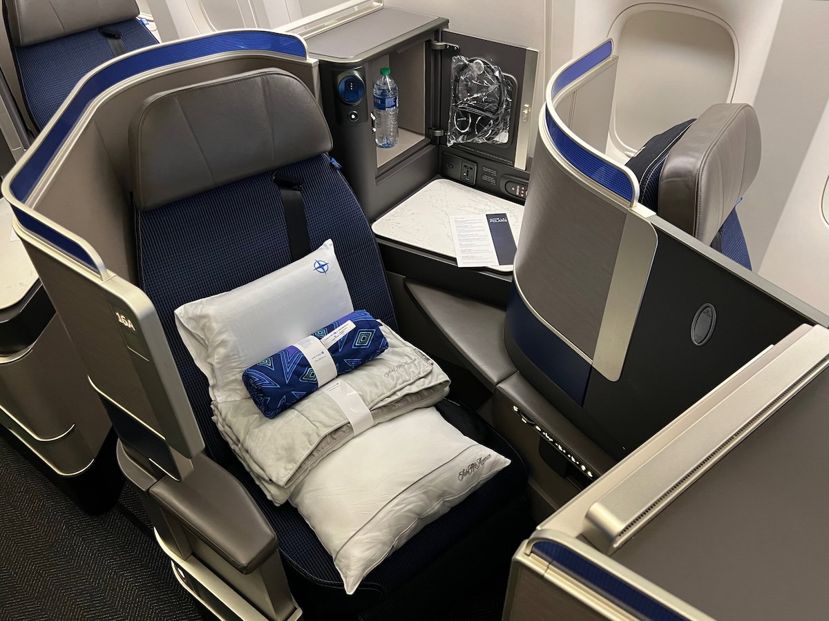 Polaris business class seat on Boeing 777-300ER, retrofitted 777-200, 787 and select 767