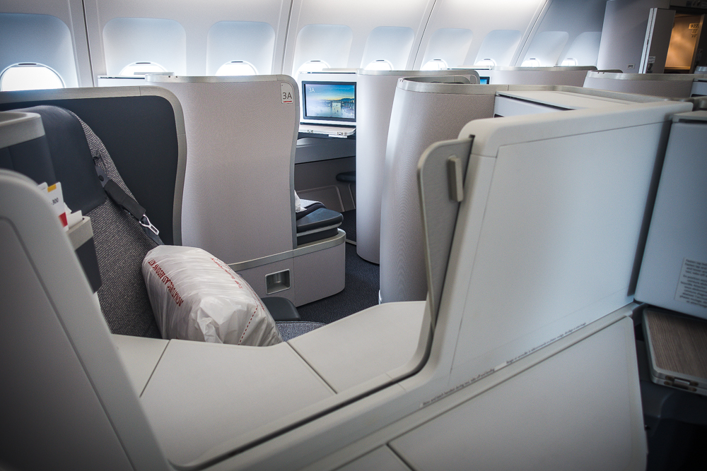 Signature Class business class seat on Airbus A330