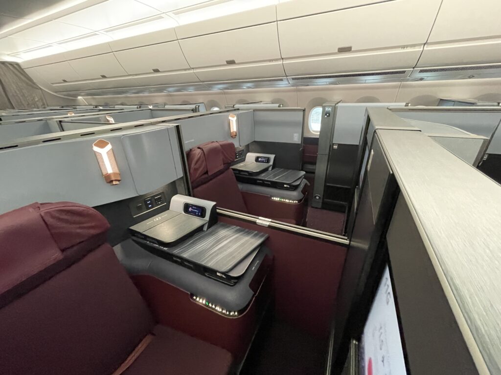A350-1000 Business Suite business class seat on Airbus A350-1000