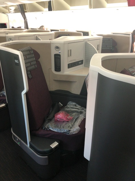 JAL Sky Suite business class seat on Select Boeing 777 and 787