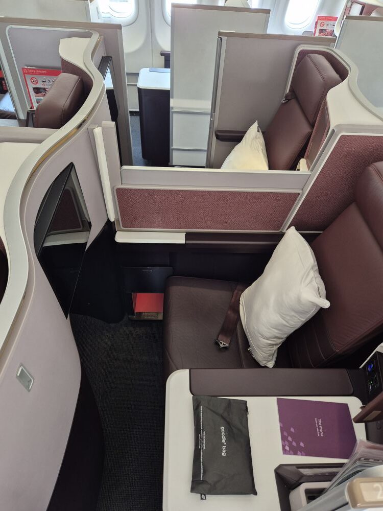 Upper Class Suite business class seat on Airbus A330neo